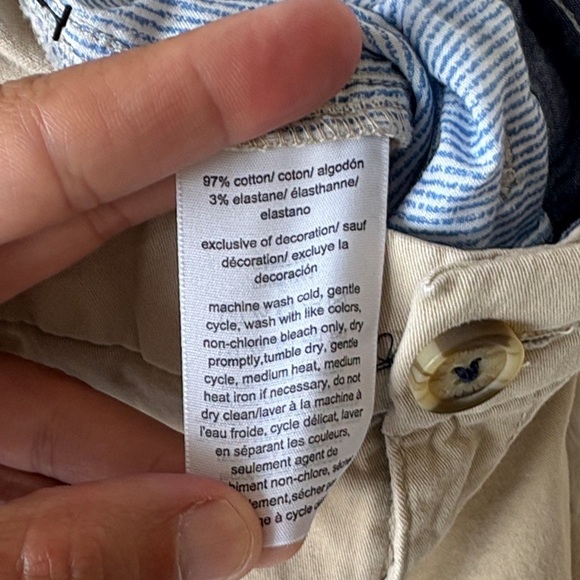 Tommy Hilfiger Women's Tan Straight Leg Pants - Picture 8 of 8